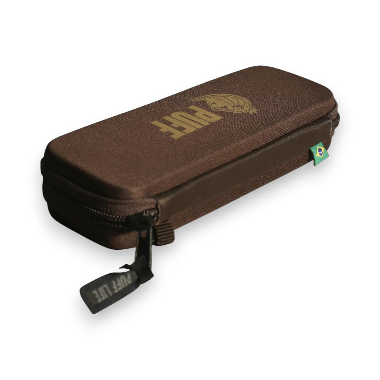 Case Puff Slim Marrom