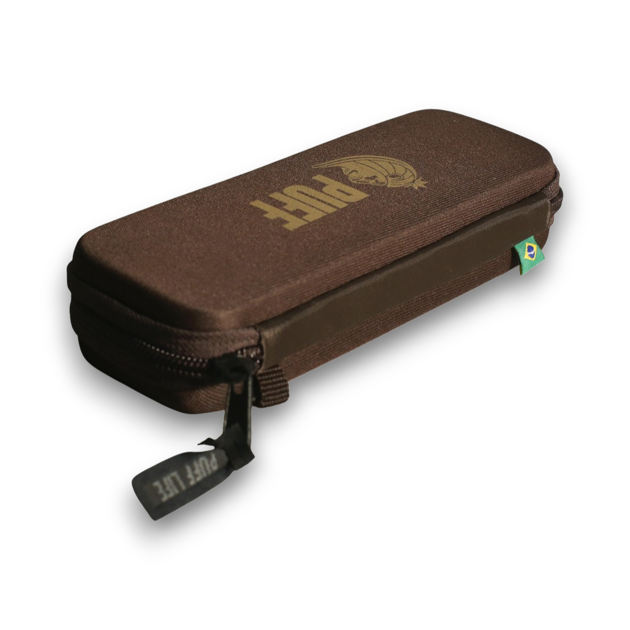 Case Puff Slim Marrom