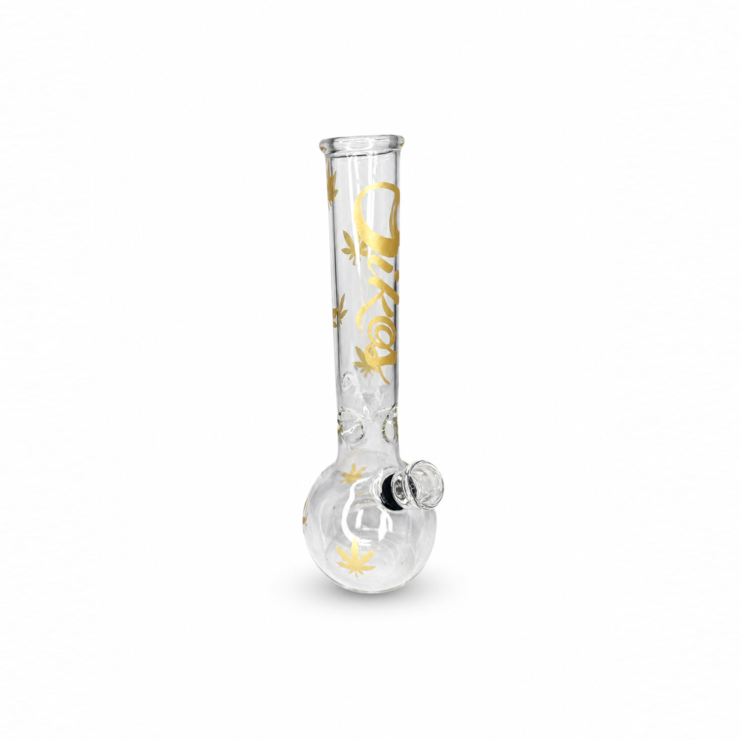Bong Oikos Folhas Douradas 20CM