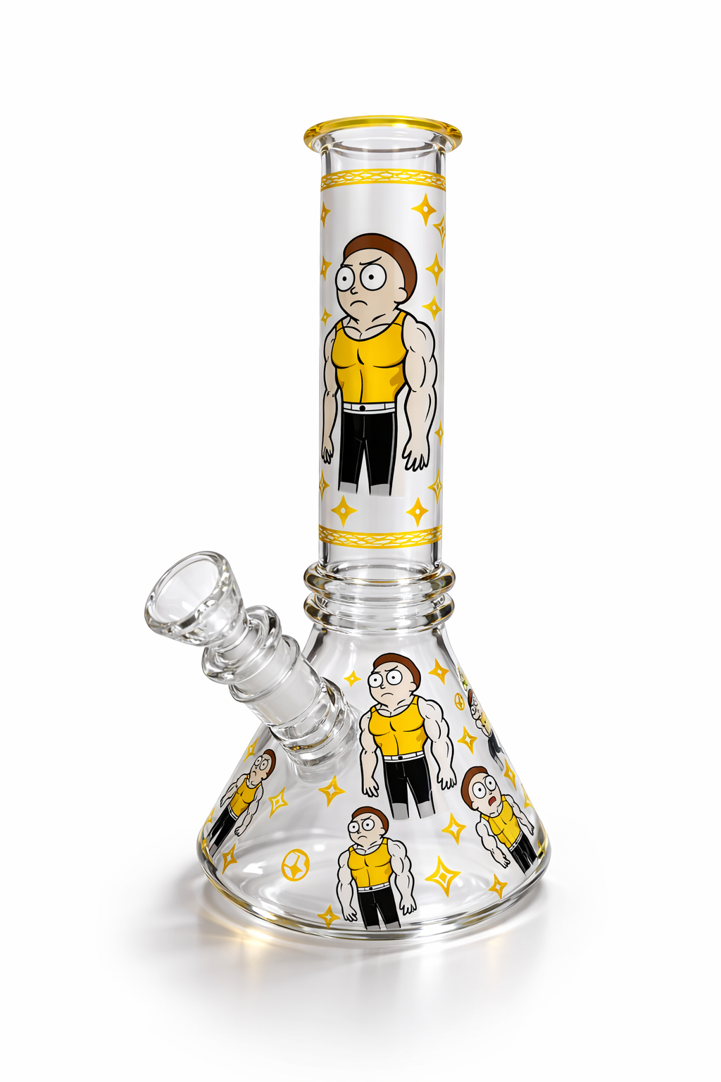 Bong de Vidro Morty Bombado 20CM