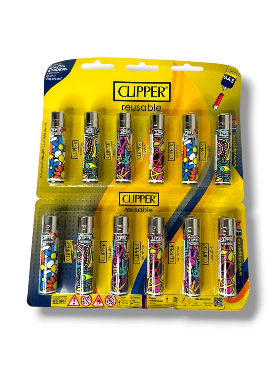 Cartela de Clipper Hippie Party C/12