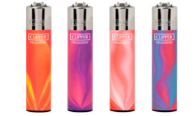 Caixa de Isqueiro Clipper Pink Nebula C/24