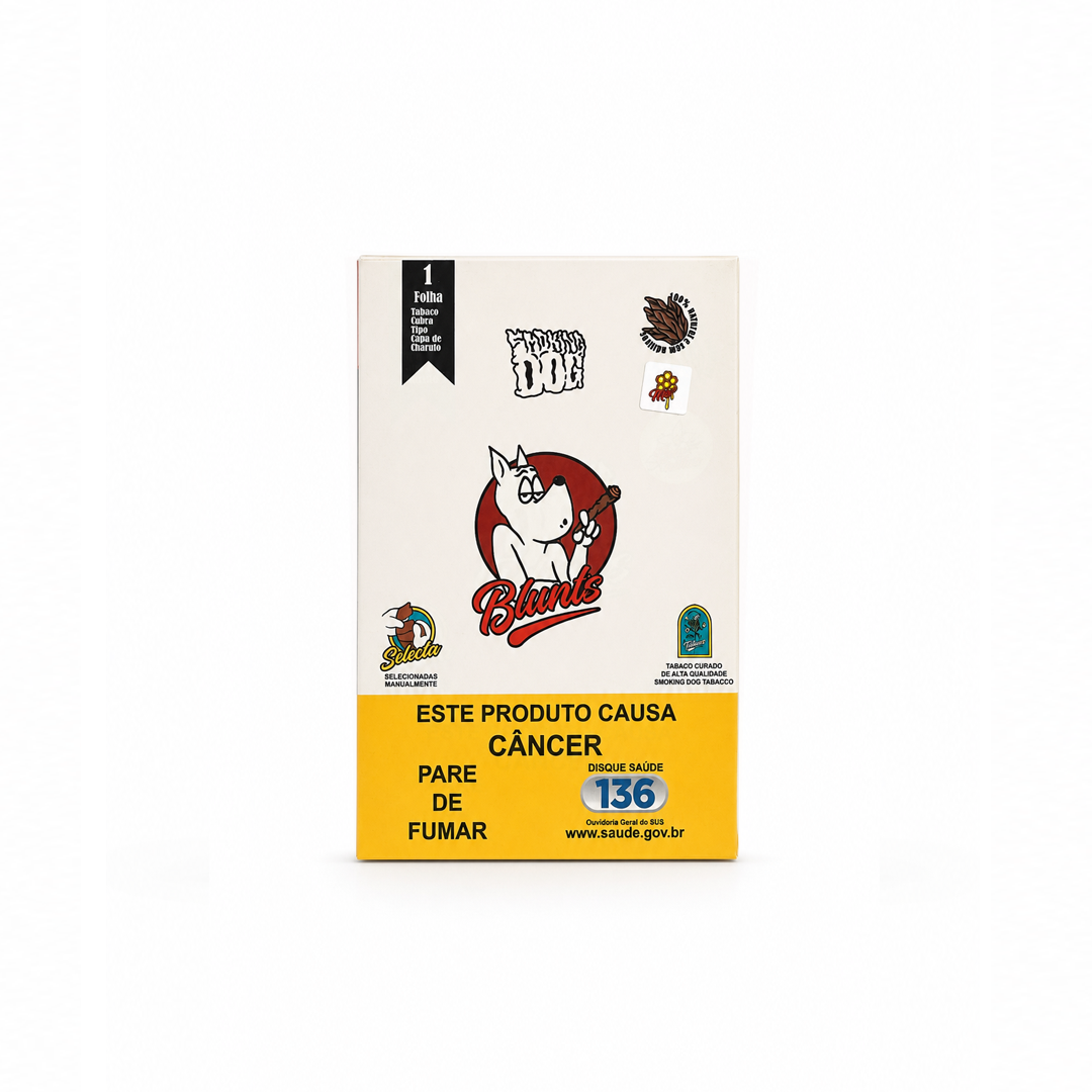Caixa de Blunt Folha de Tabaco Smoking Dog C/6