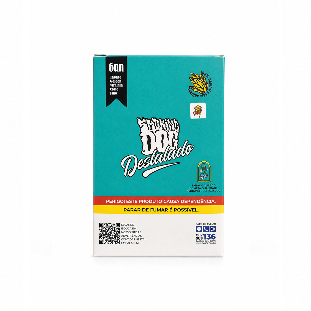 Caixa de Blunt Folha de Tabaco Smoking Dog C/6