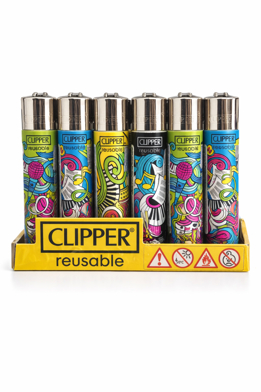 Caixa de Isqueiro Clipper Hobby Mix 4 C/24