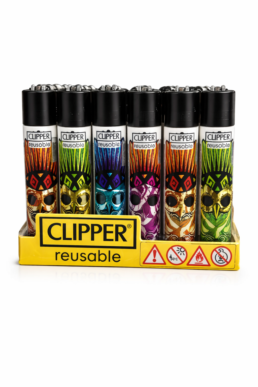 Caixa de Isqueiro Clipper Native Totem 2 C/24