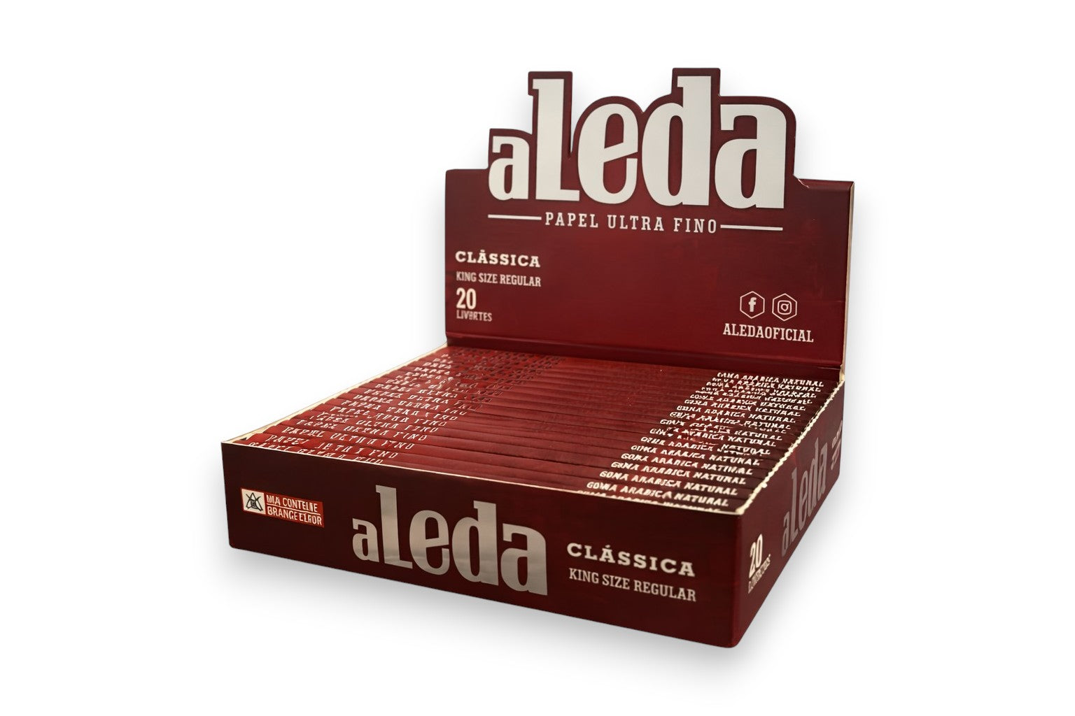 Caixa de Seda Aleda Clássica K.S C/20