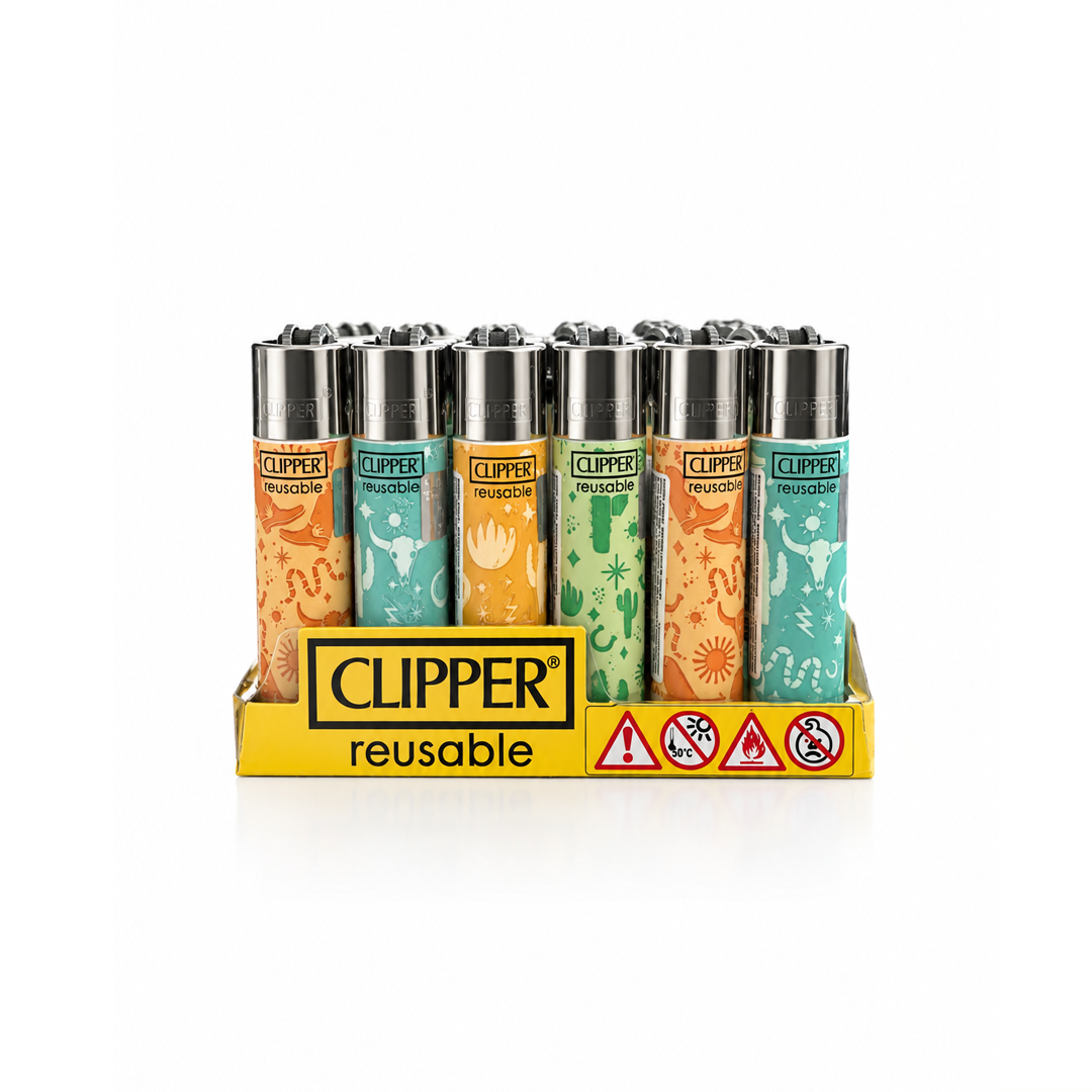 Caixa de Isqueiro Clipper Desert Life 1 C/24