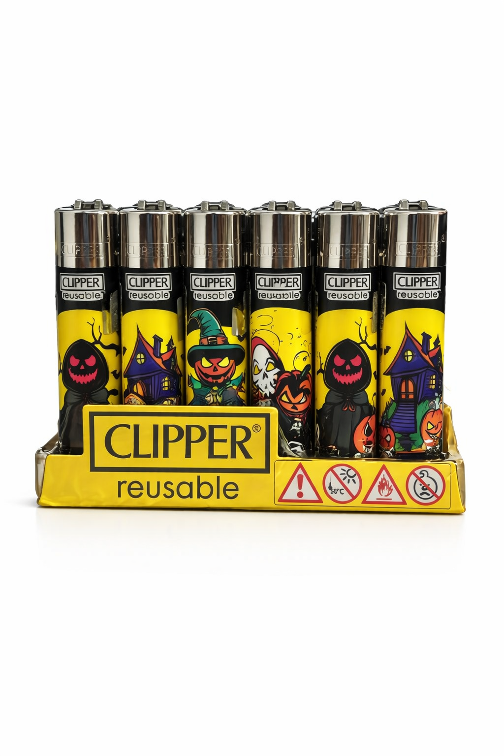 Caixa de Isqueiro Clipper Night Of Terror 1 C/24