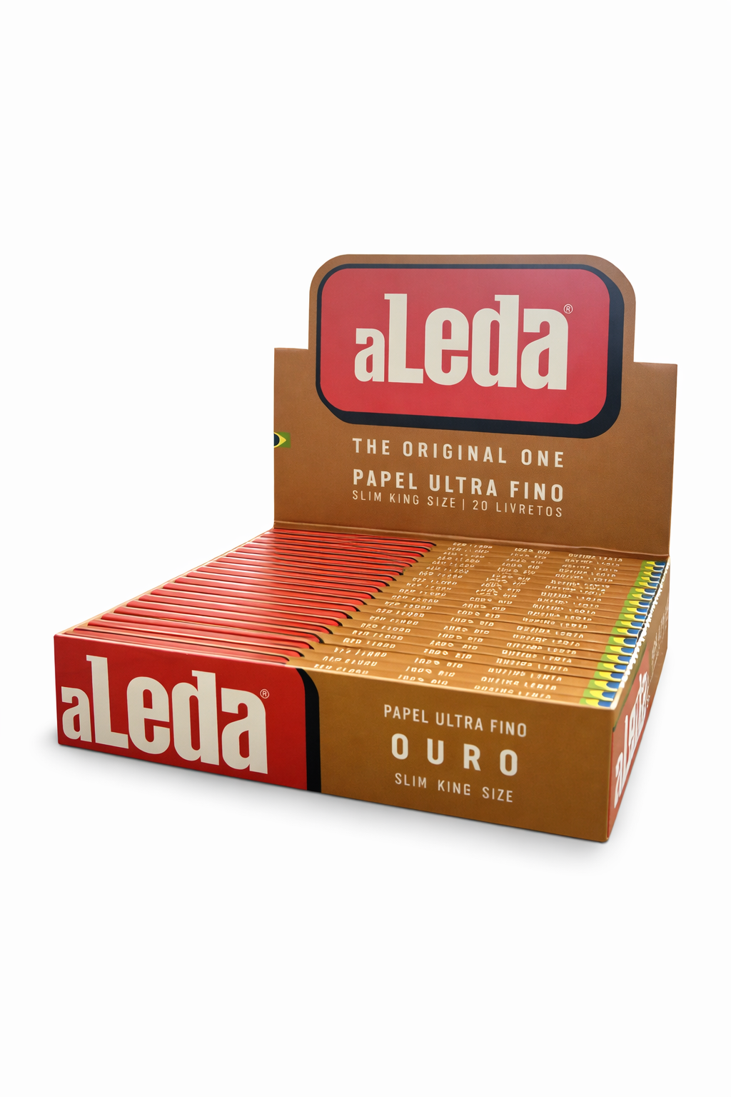 Caixa de Seda Aleda Ouro Brown K.S