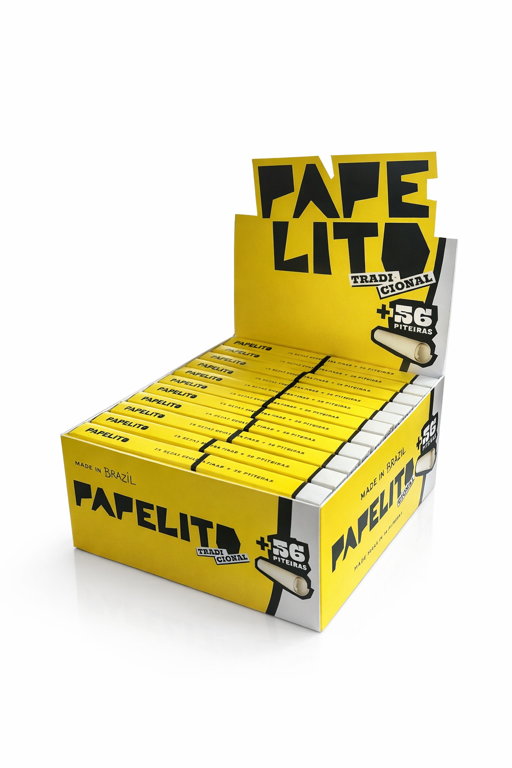 Caixa de Seda Papelito Branca C/Piteira K.S