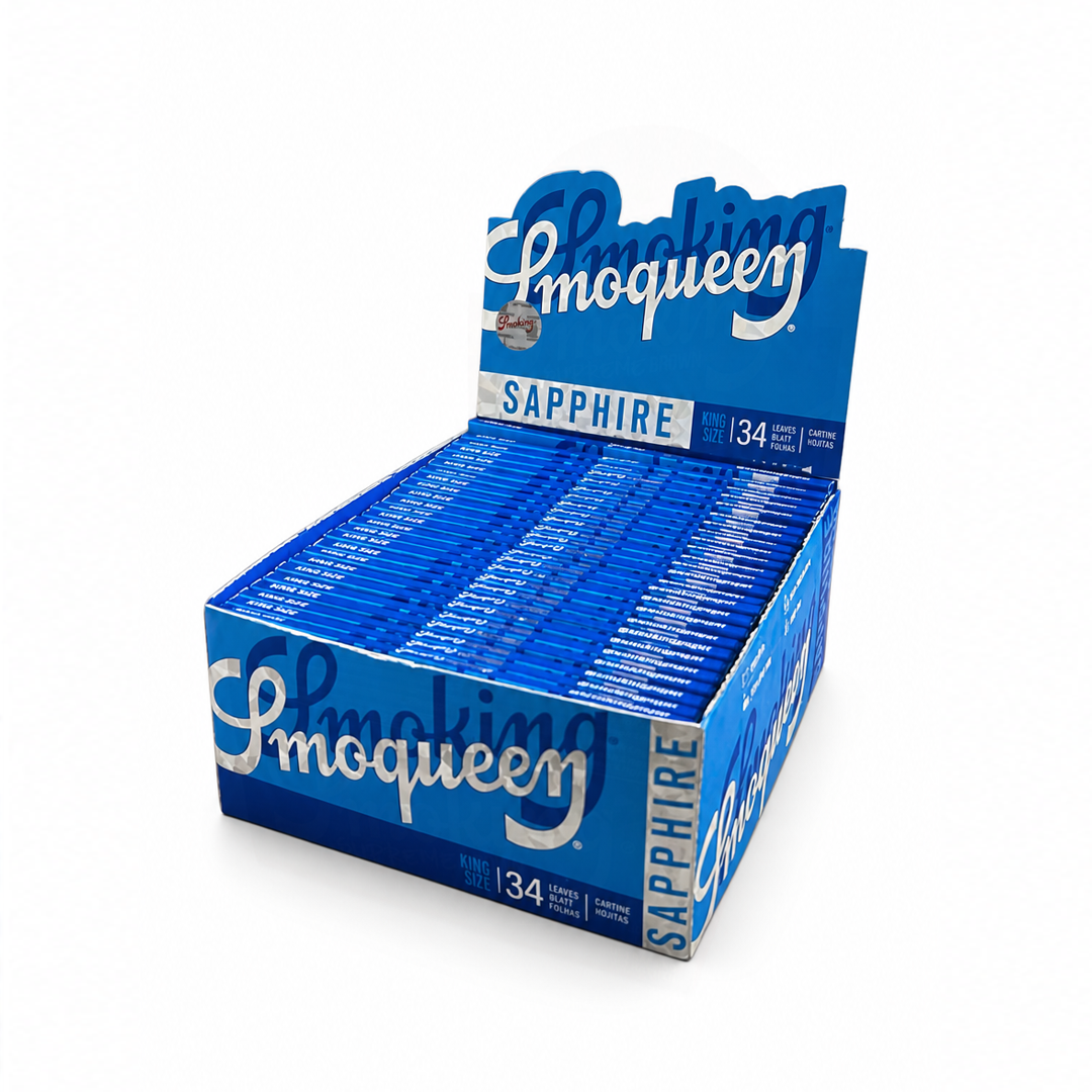 Caixa de Seda Smoking Smoqueen Sapphire C/50