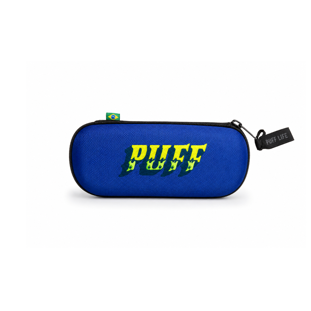 Case Puff Mini Brasilidades Azul