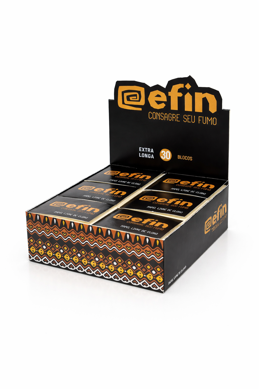 Caixa de Piteira Efin Extra Longa C/30