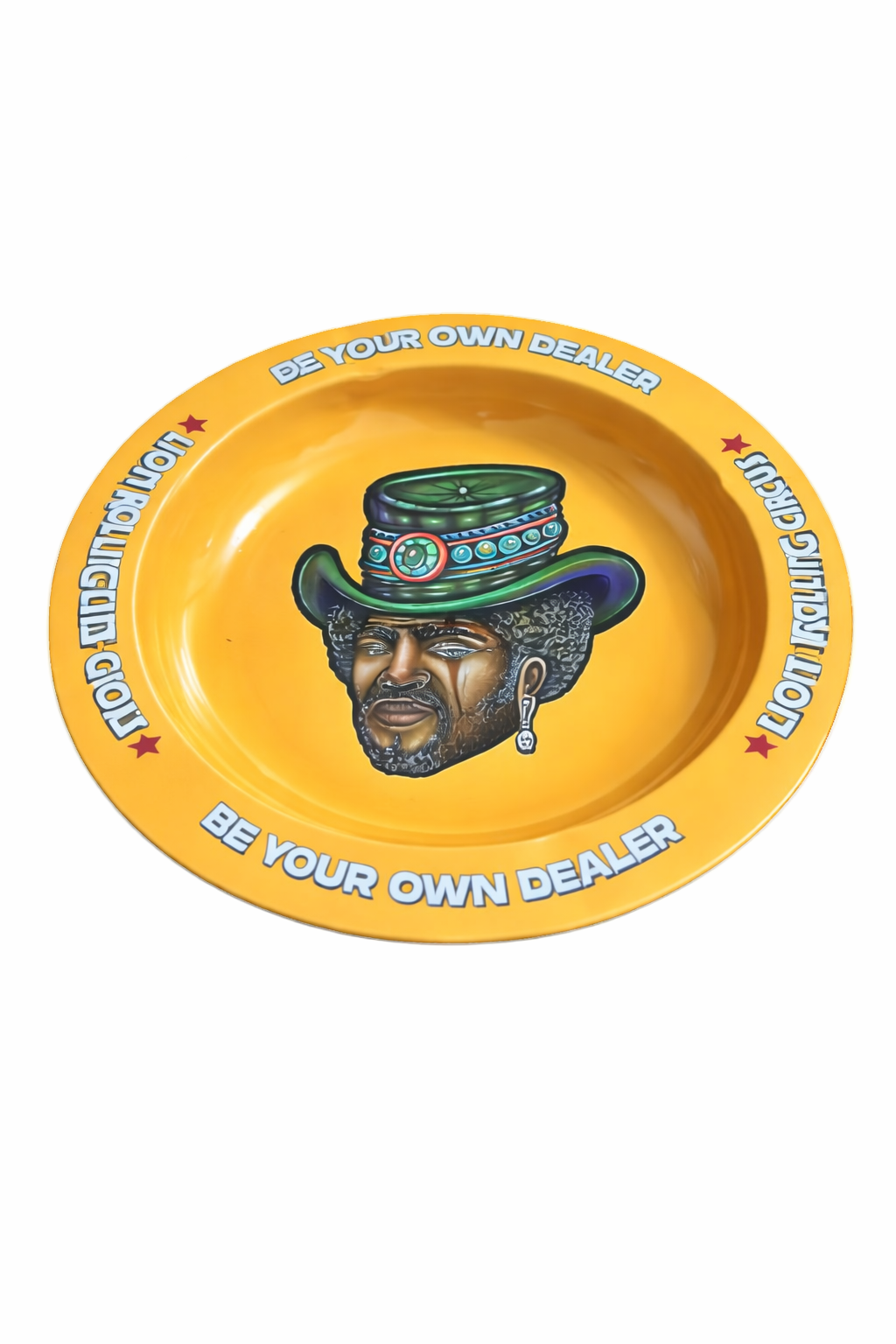 Cinzeiro de Metal Lion Circus Redondo