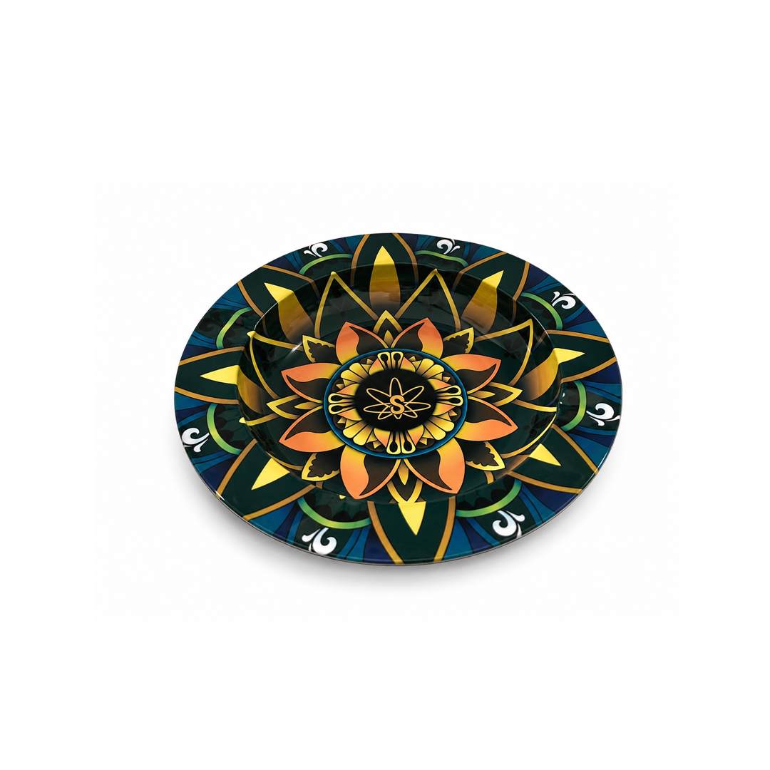 Cinzeiro de Metal Sadhu Mandala