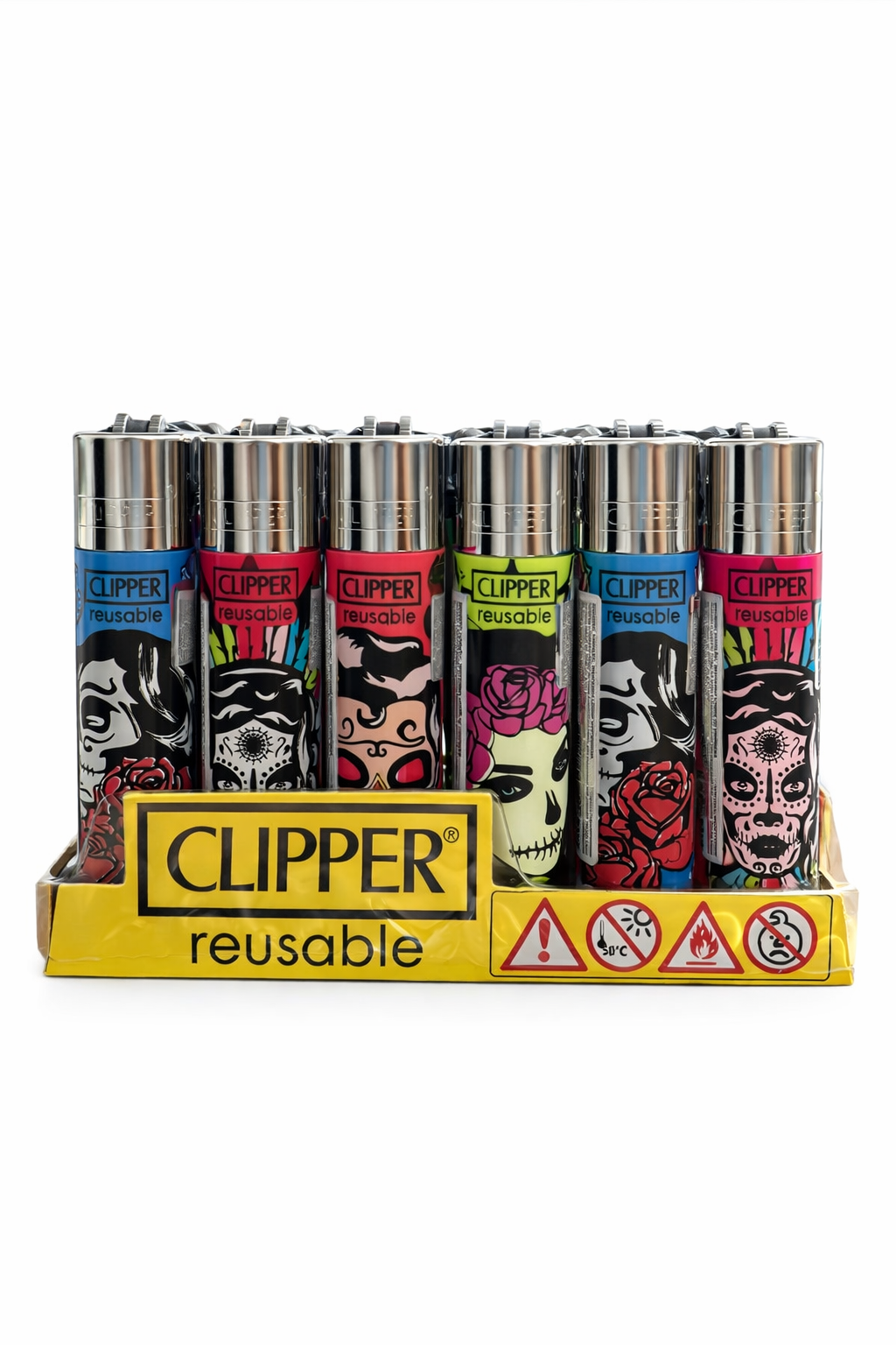 Isqueiro Clipper Calaca C/24