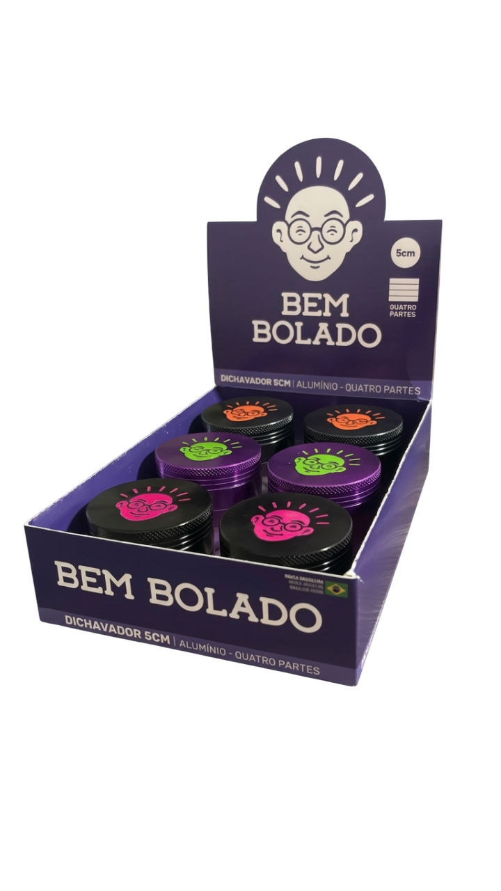 Display Dichavador Bem Bolado Quatro Partes 5CM C/6