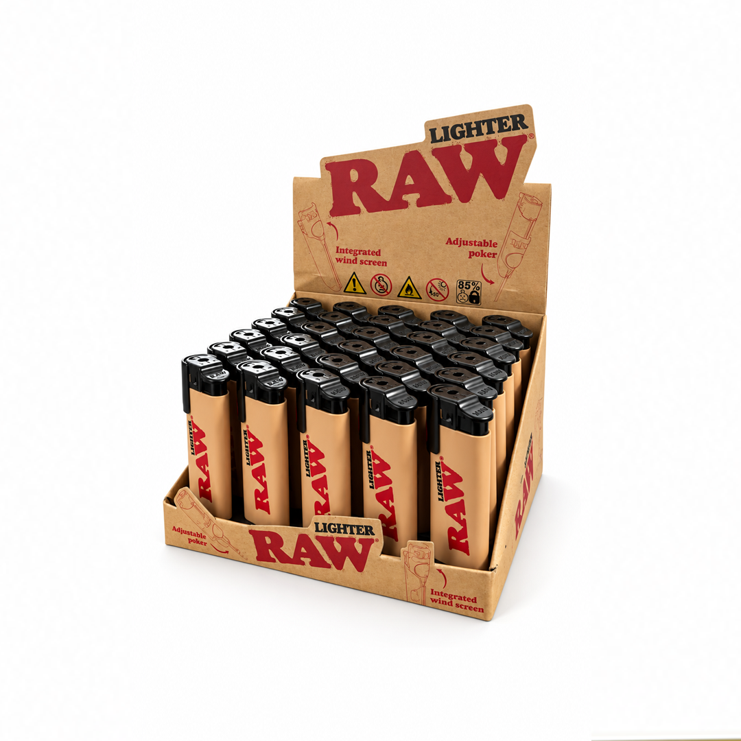 Display Isqueiro Raw Phoenix Bege C/30
