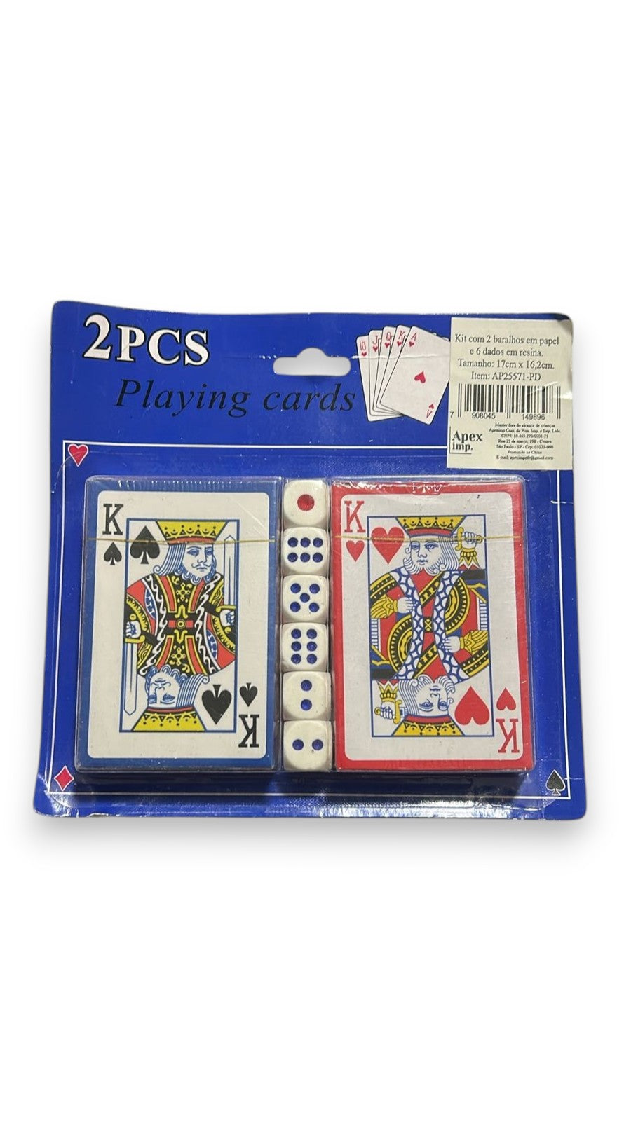 Kit Baralho + Dados