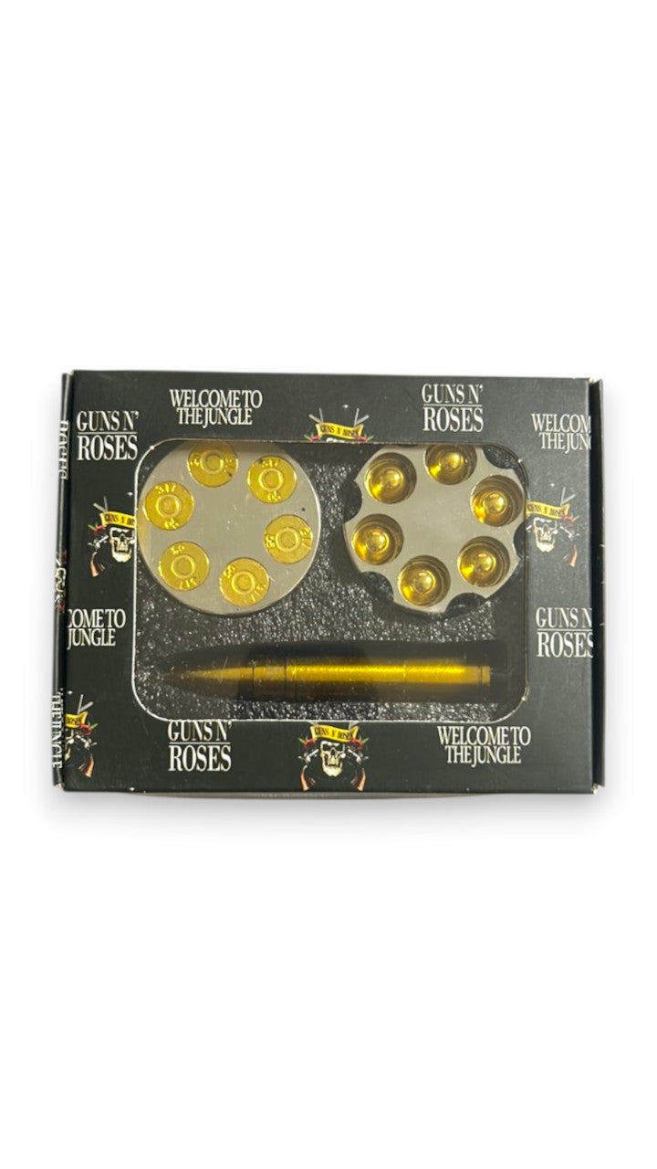 Kit Pipe de Metal Bala C/ Dichava Revólver