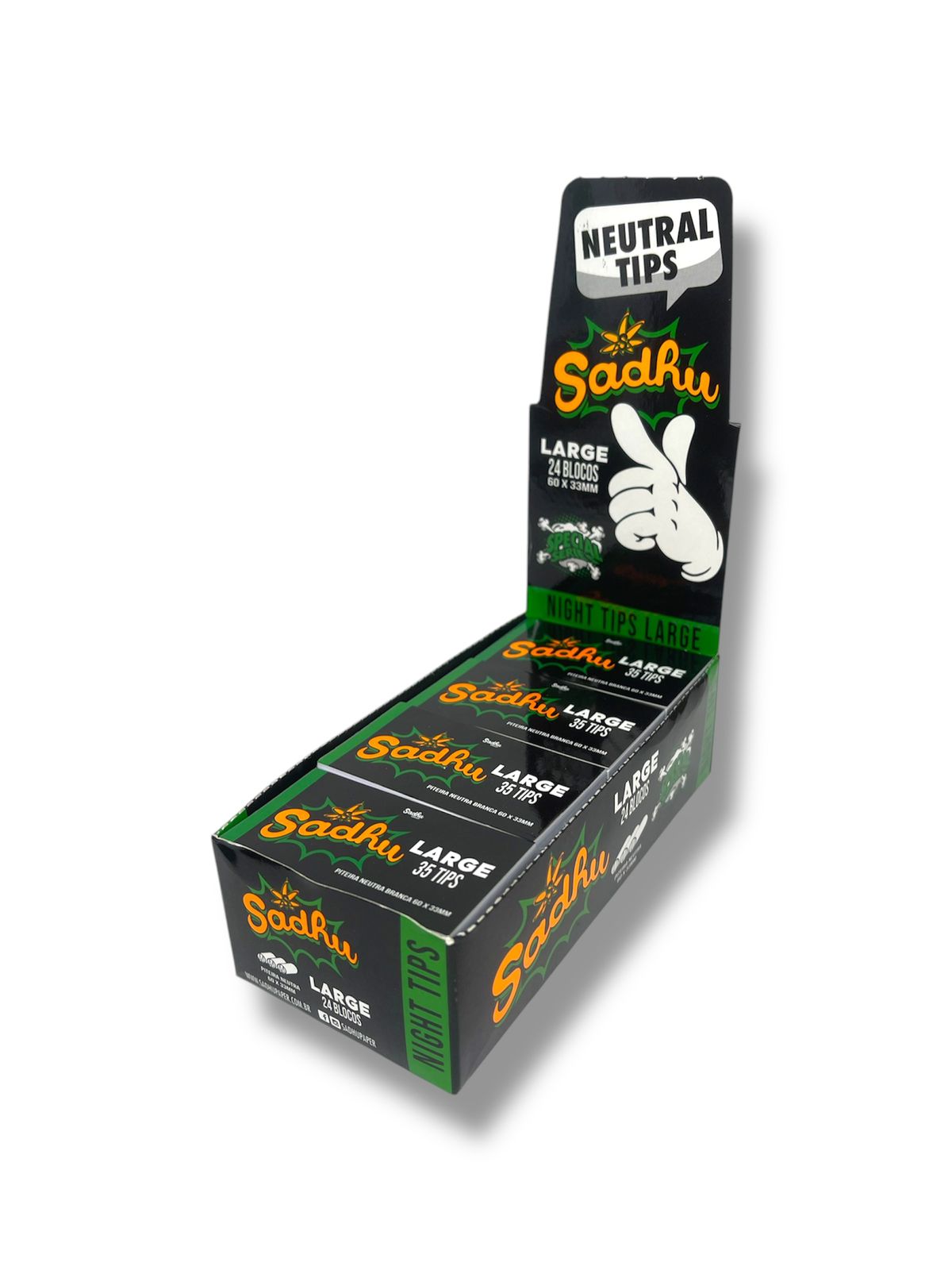 Caixa de Piteira Sadhu Larga