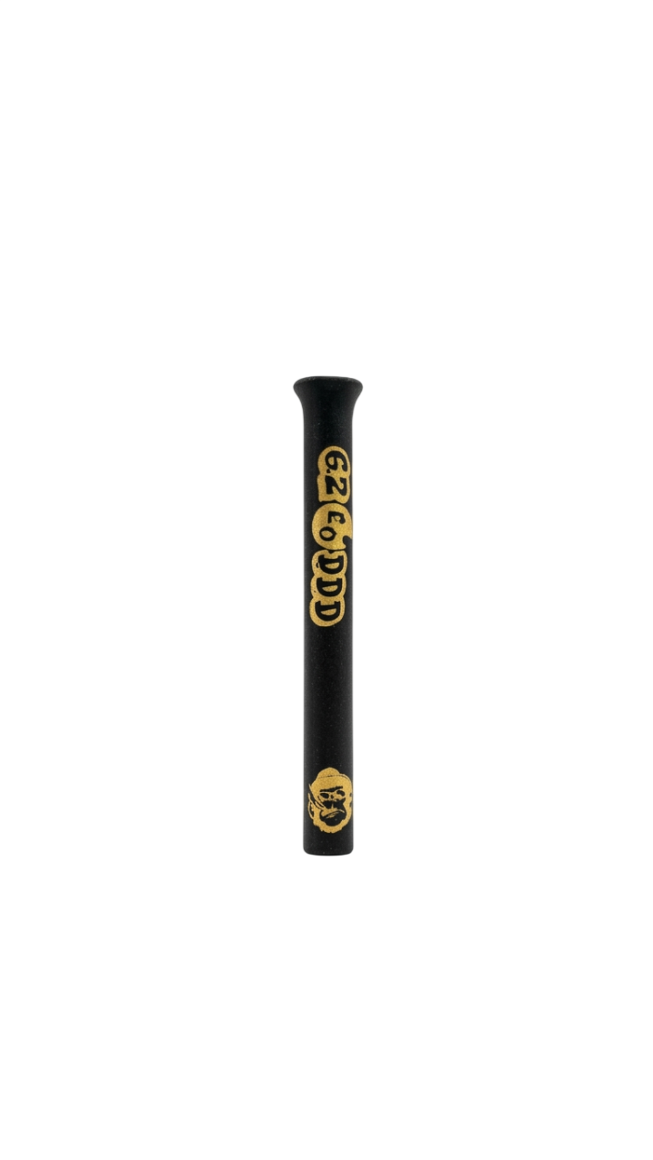 Piteira de Vidro Visor Preto Jateado 5 MM