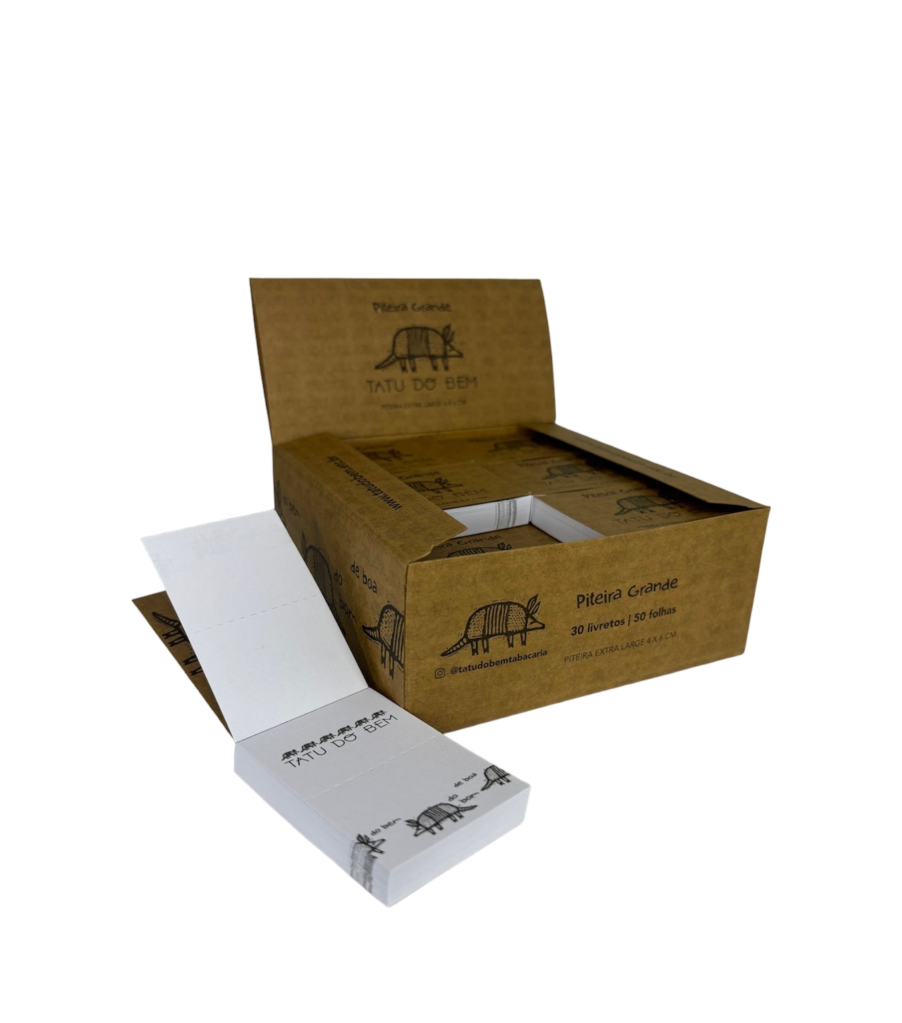 Caixa de Piteira Tatu Do Bem Grande