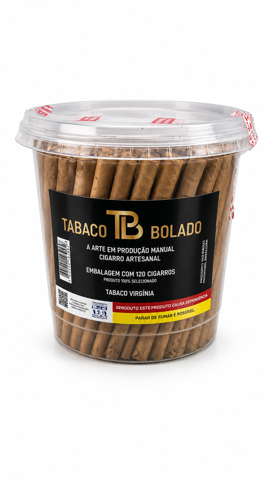 Pote de Tabaco Bolado C/ 120