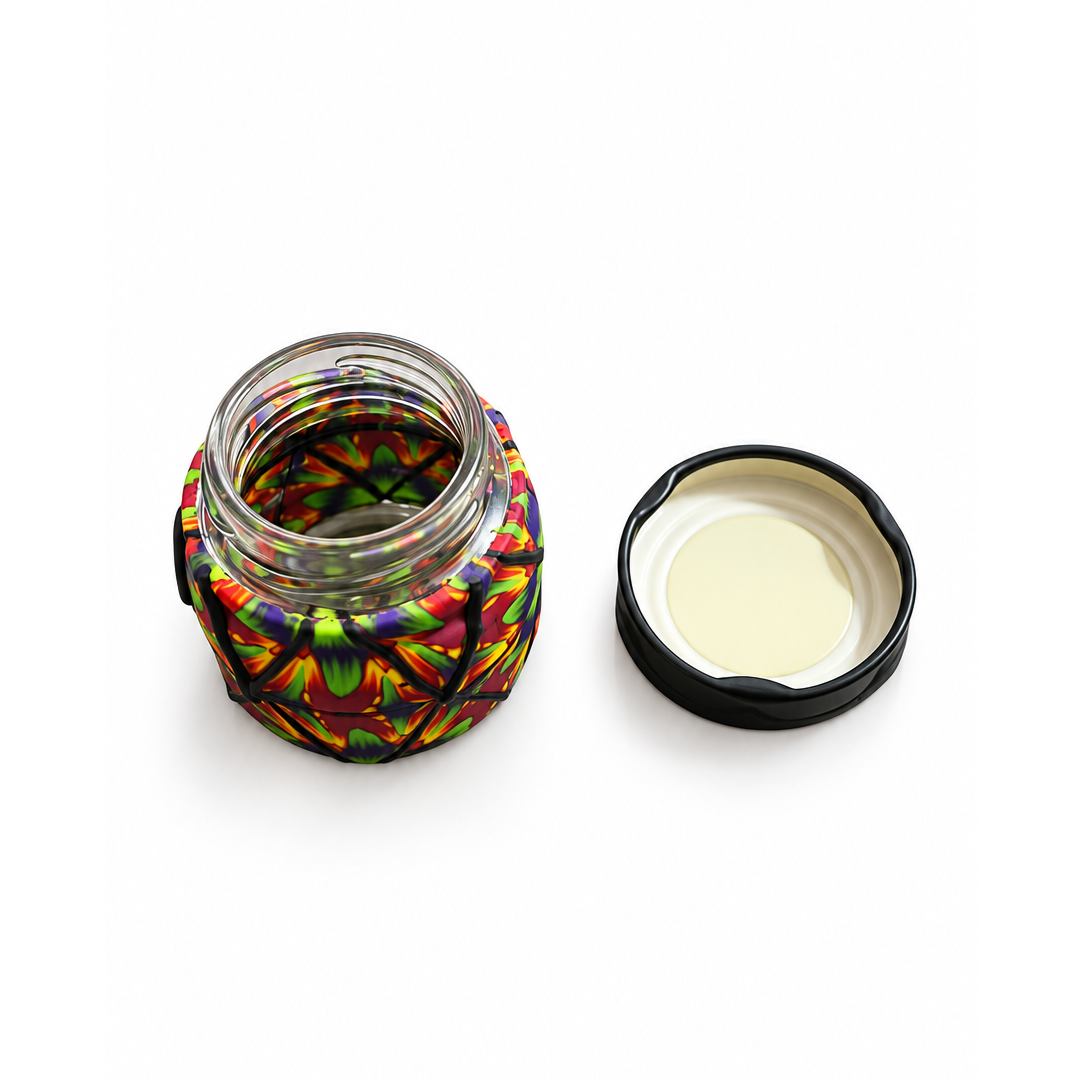 Pote de Vidro Cerâmica Plástica 40ML
