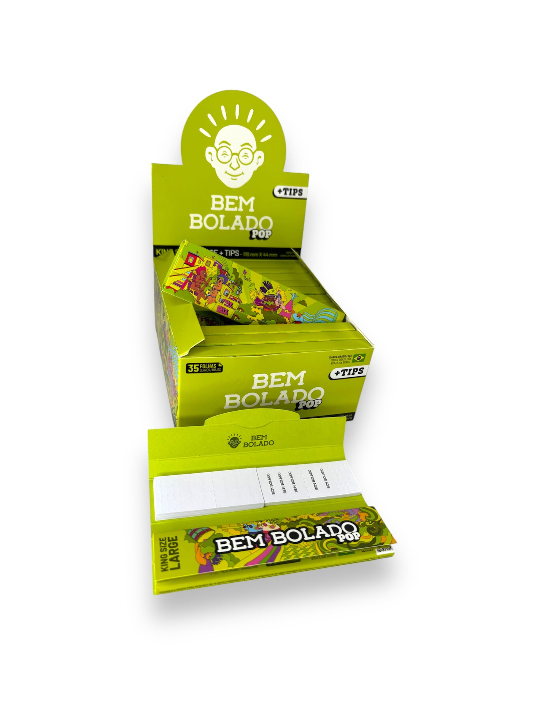 Caixa de Seda Bem Bolado PoP Com Piteiras K.S