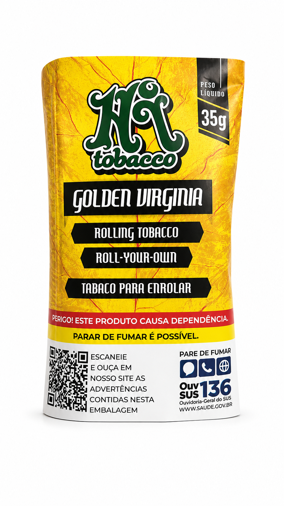 Caixa de Tabaco Hi Virginia Gold C/6
