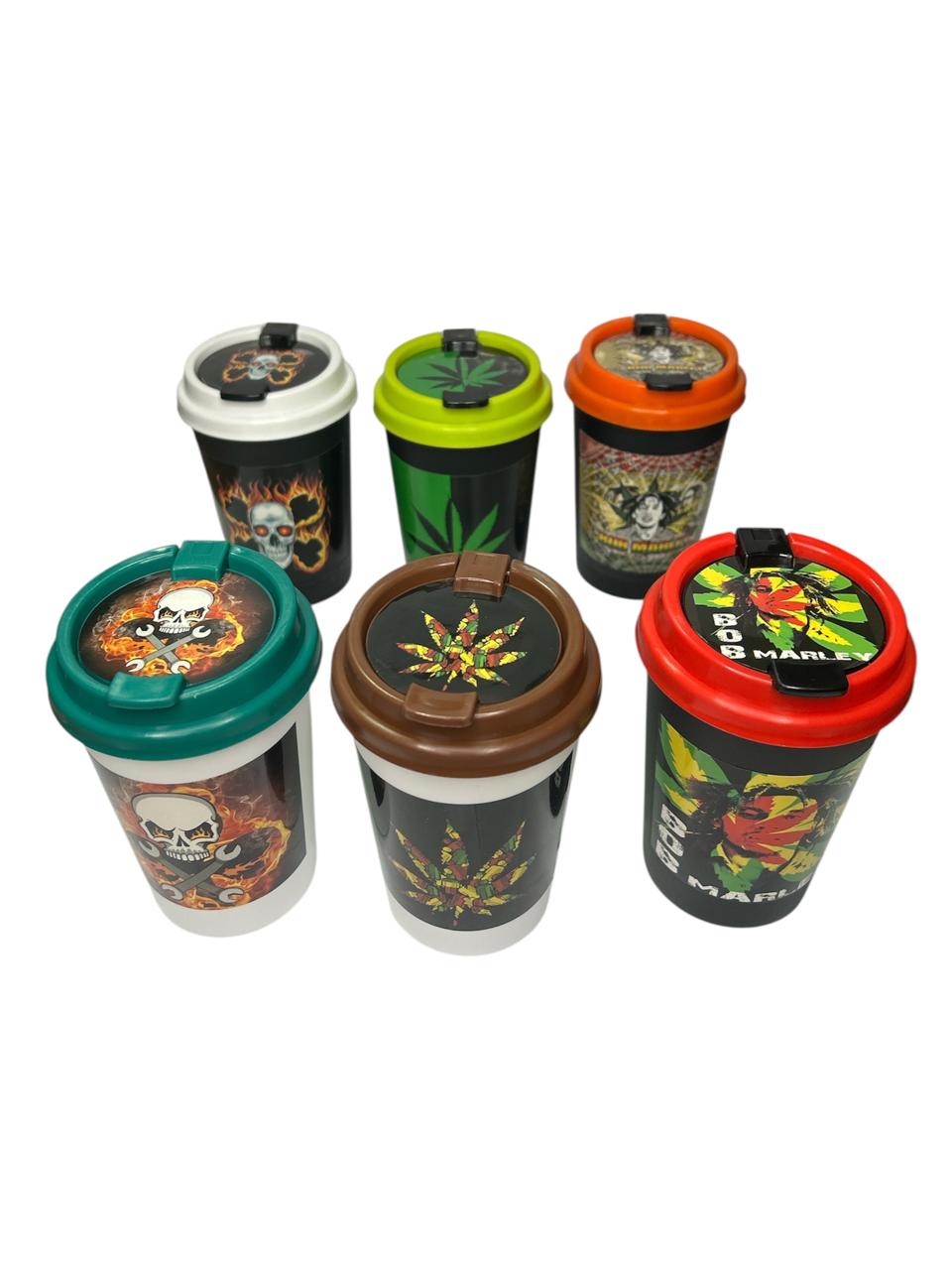 Cinzeiro de carro Hot Coffee Estampado