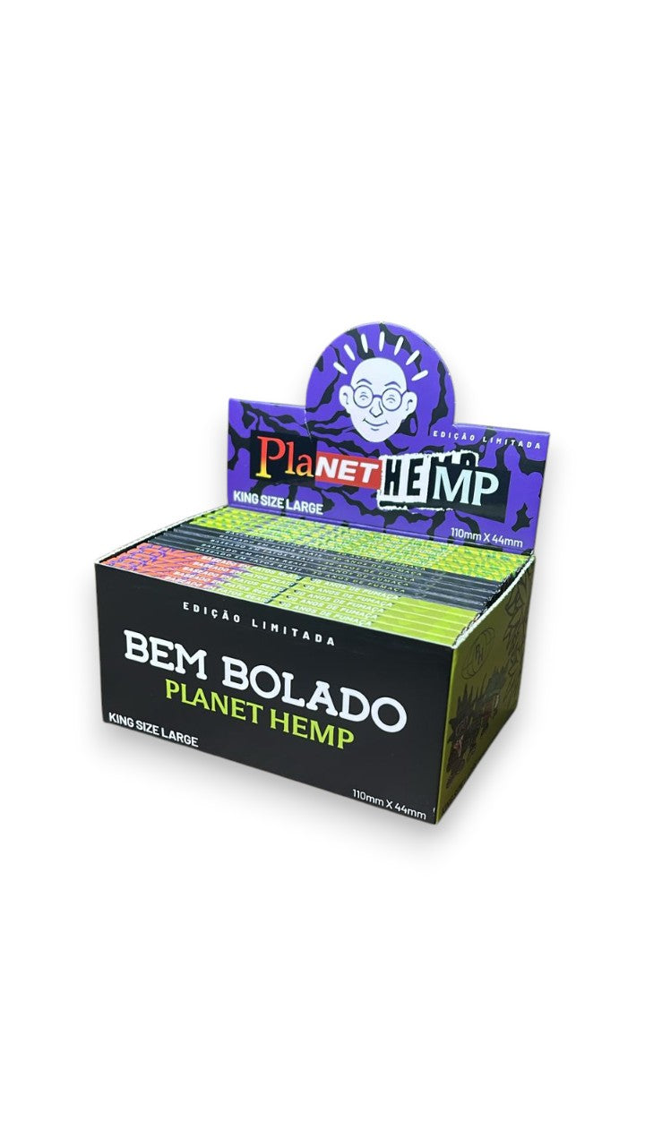 Caixa de Seda Bem Bolado Planet Hemp C/30