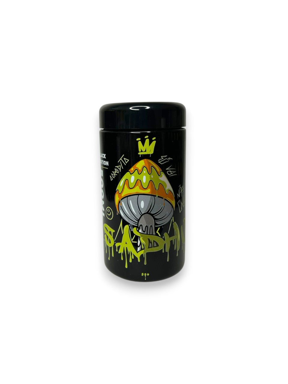 Pote Hermético Vidro Sadhu - Black Edition 500ML