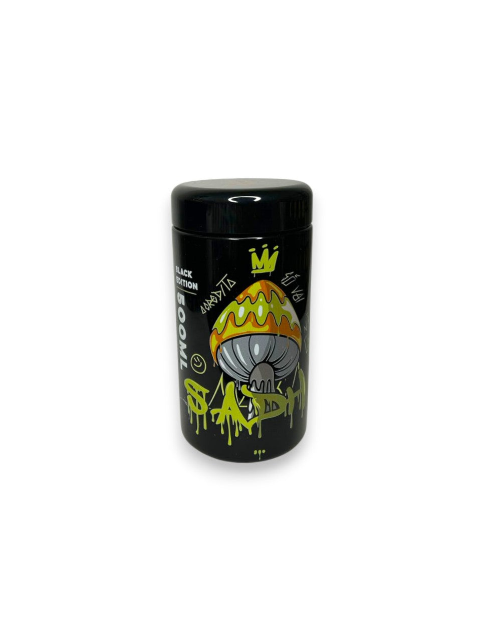 Pote Hermético Vidro Sadhu - Black Edition 500ML