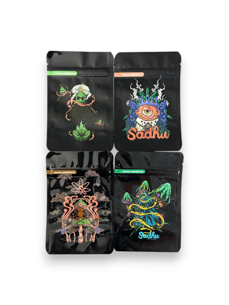 Ziplock Médio Sadhu C/5