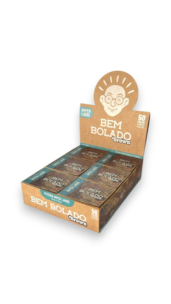 Caixa de Piteira Bem Bolado Hiper Large Brown
