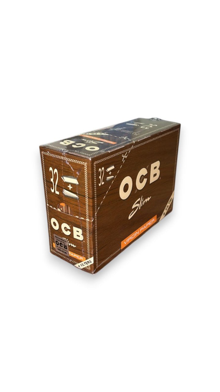 Caixa de Seda OCB Brown C/ Piteira