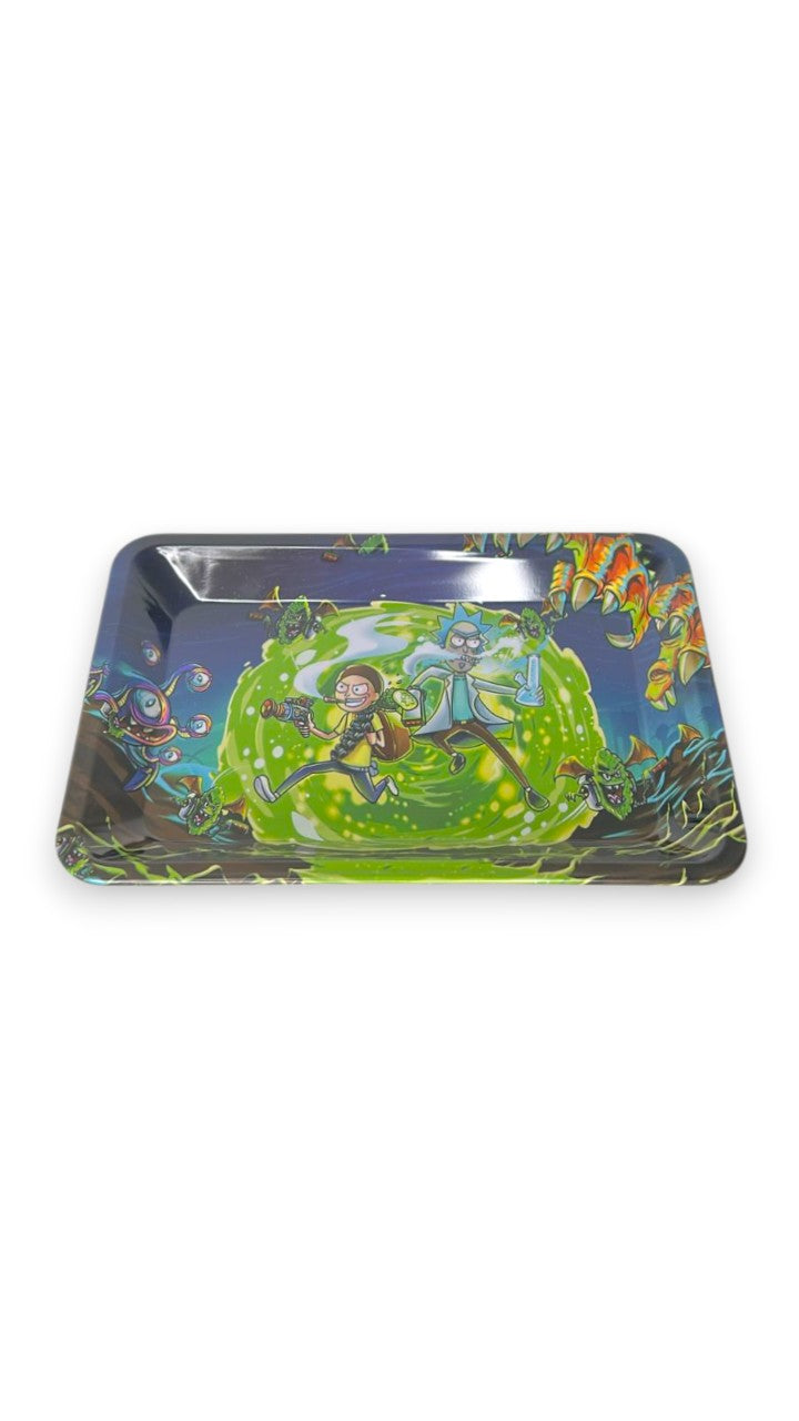 Bandeja Rick e Morty Portal Contra Monstros Pequena