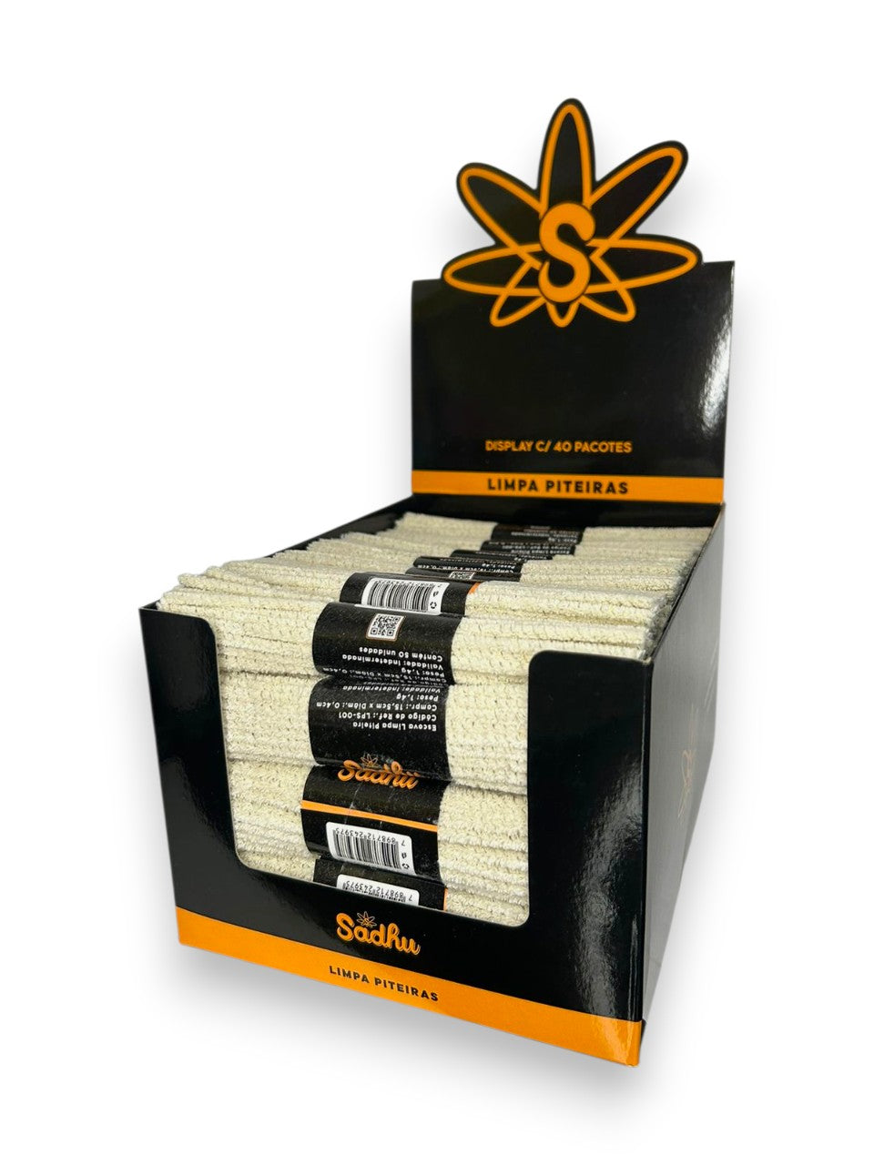 Display Limpa Piteira Cachimbo Sadhu C/40 Packs