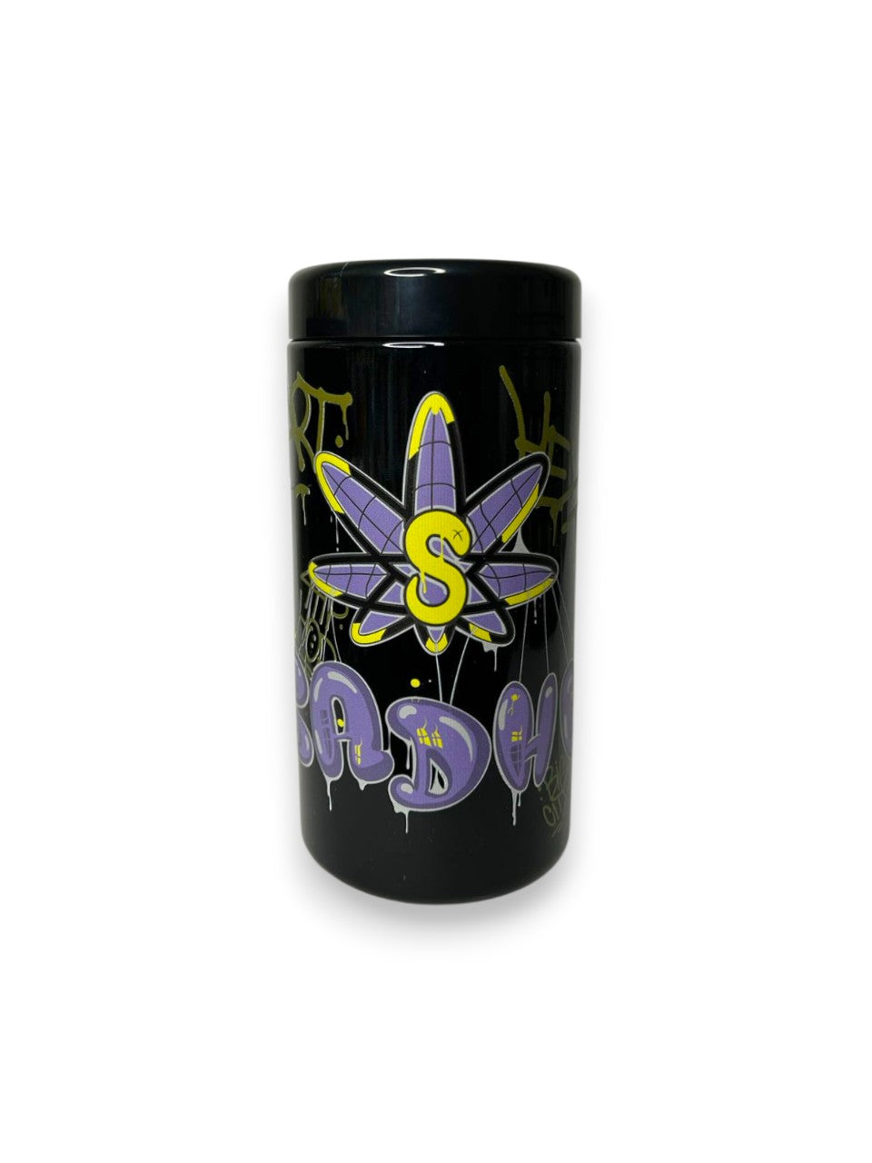 Pote Hermético Vidro Sadhu - Black Edition 1000ML