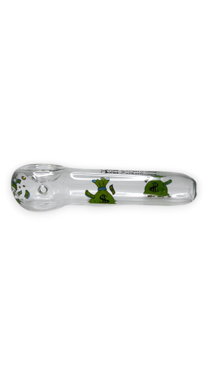 Pipe de Vidro Transparente Oikos 11 CM