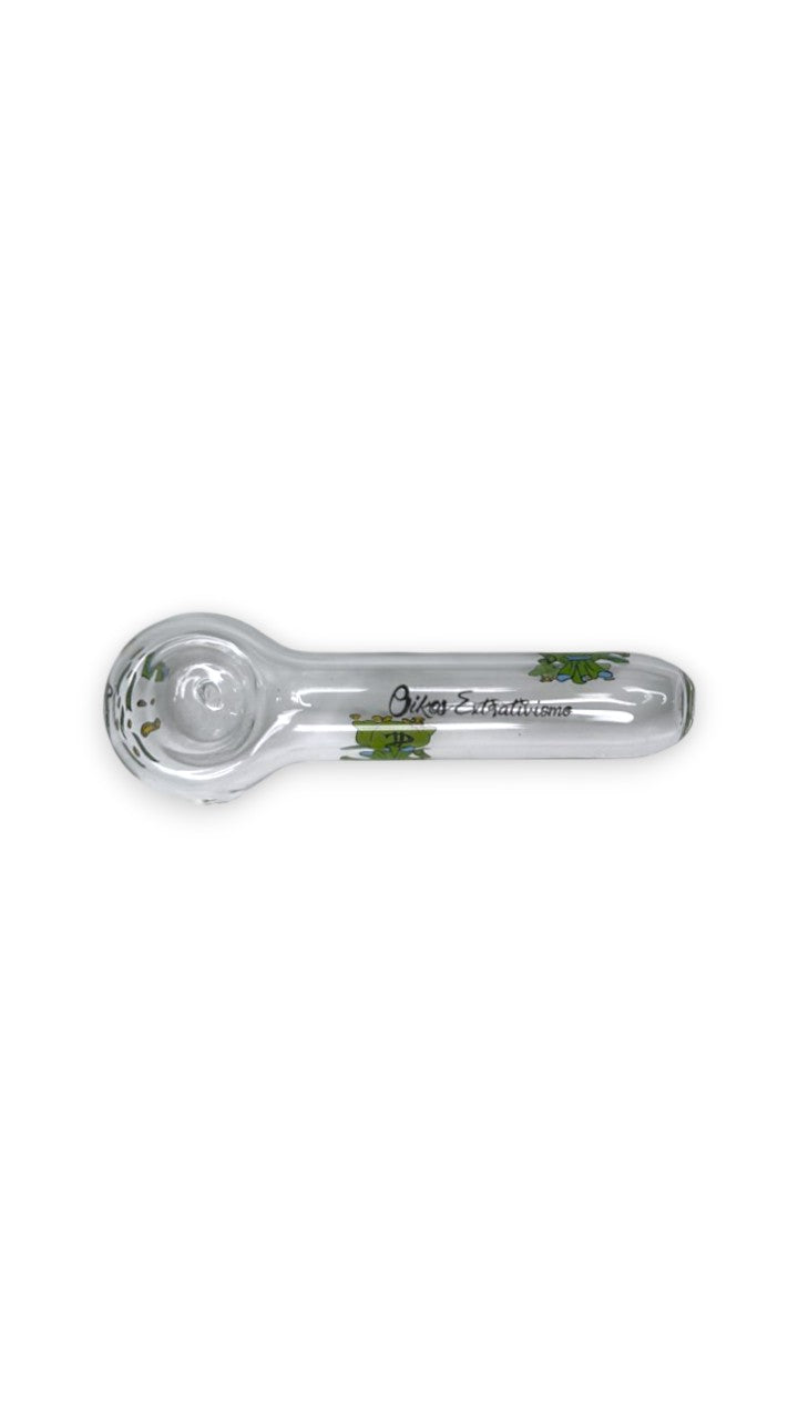 Pipe de Vidro Transparente Oikos 11 CM