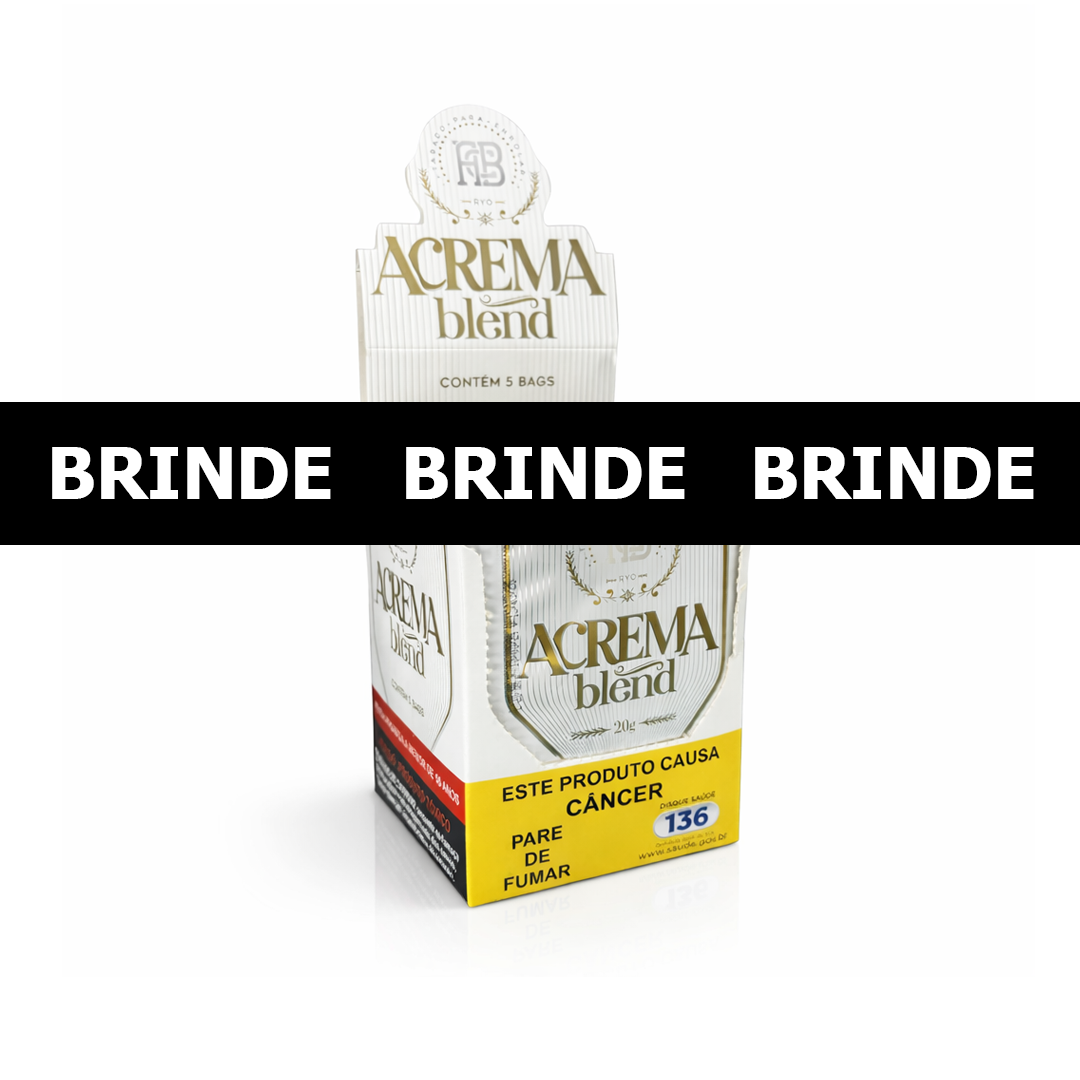 Caixa de Tabaco Acrema 20g C/5 (Brinde)