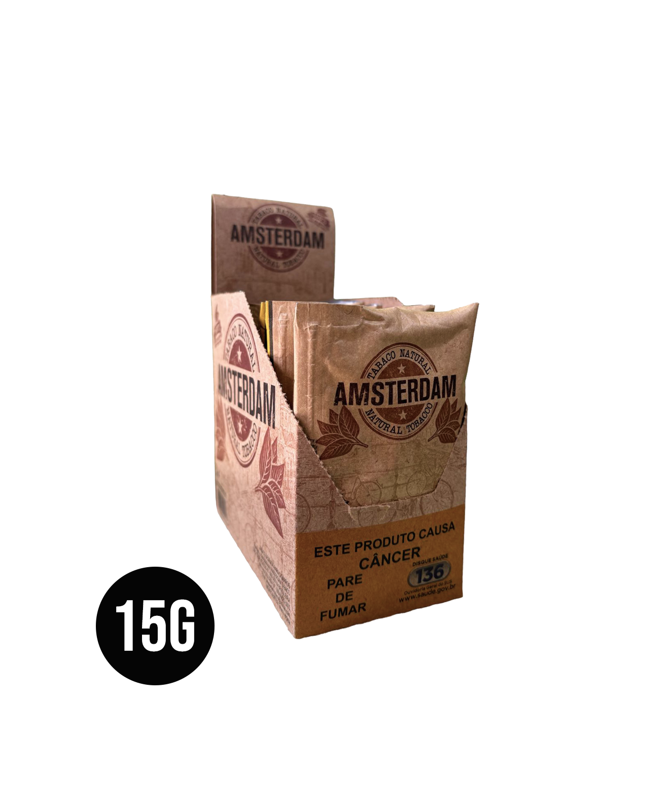Caixa de Tabaco Amsterdam 15G C/5