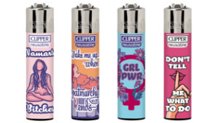 Caixa de Isqueiro Clipper Namaste Bitches C/24