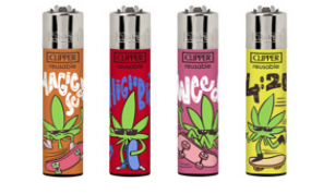 Caixa de Isqueiro Clipper Weed Bros C/24