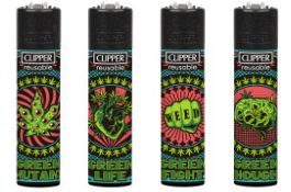 Caixa de Isqueiro Clipper Weed Bilboard C/24