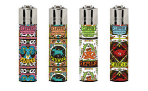 Caixa de Isqueiro Clipper Zodiac 5A C/24